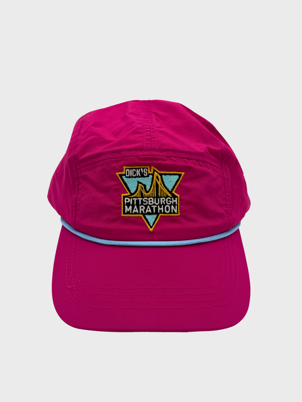 Pink 5-Panel Running Hat