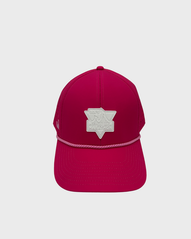 ALTER EGO PERFORMANCE HAT PITTSBURGH MARATHON - HOT METAL PINK