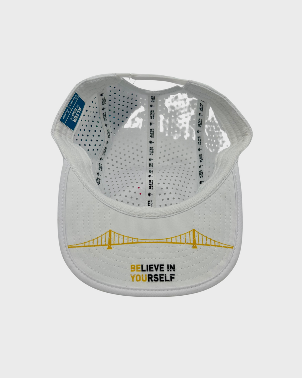 ALTER EGO 5 PANEL HAT - FOUR RUN TWO WHITE