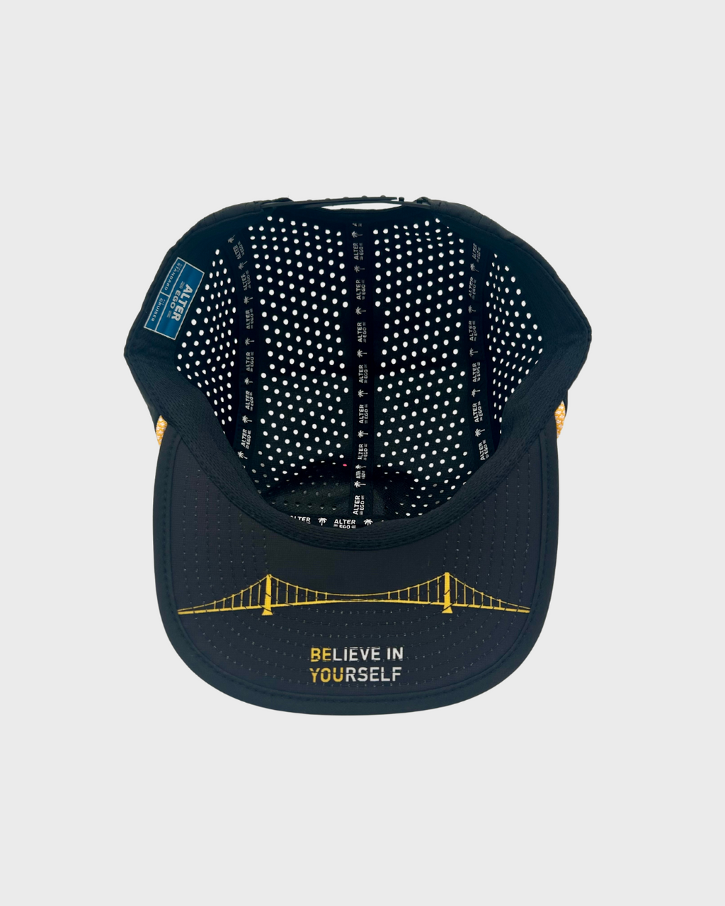 ALTER EGO 5 PANEL HAT - 4RUN2 BLACK