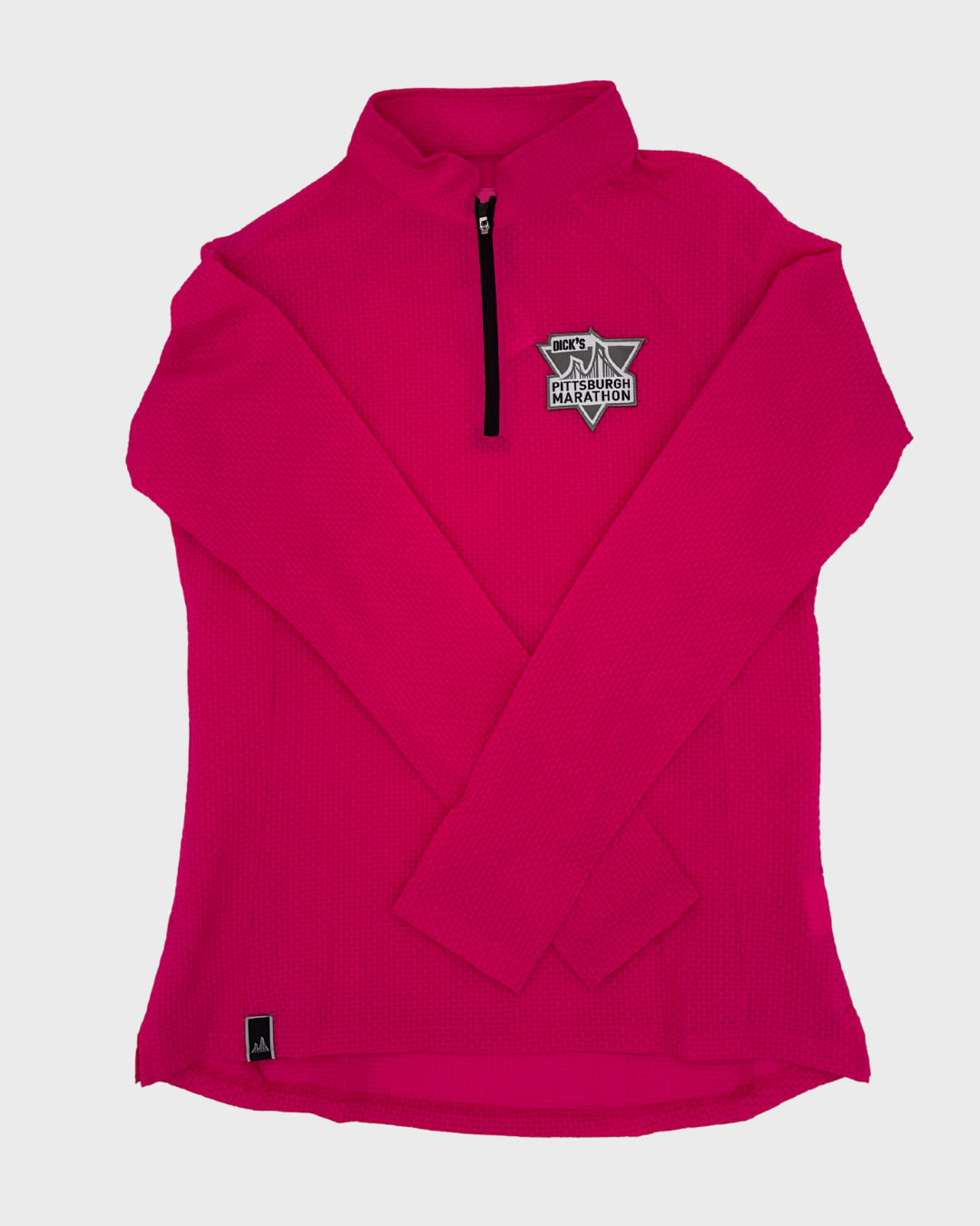 LADIES STEEL Q-ZIP PINK