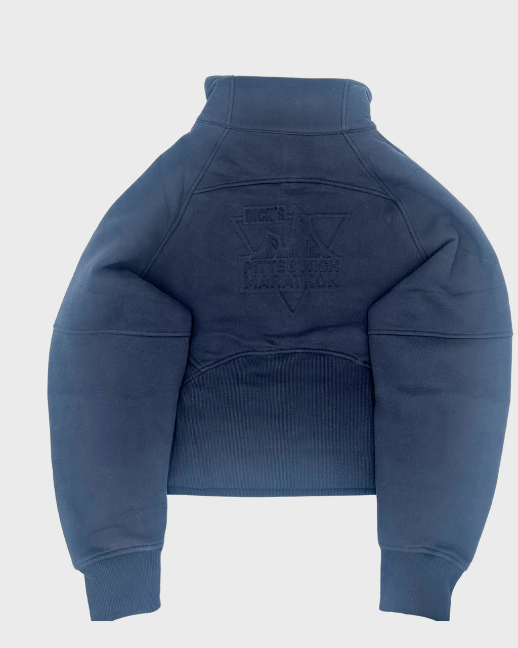COMMONWEALTH CROP Q-ZIP NAVY