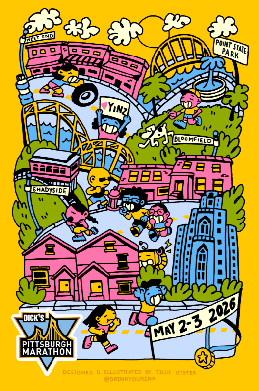 2026 MARATHON POSTER 12x18