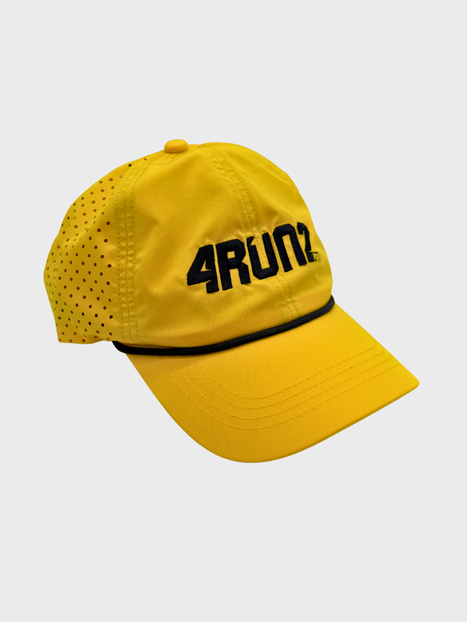 Yellow and Black 4RUN2 Running Hat