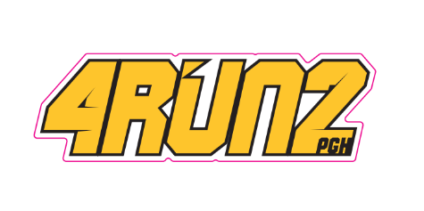 4RUN2 Gold Logo Magnet