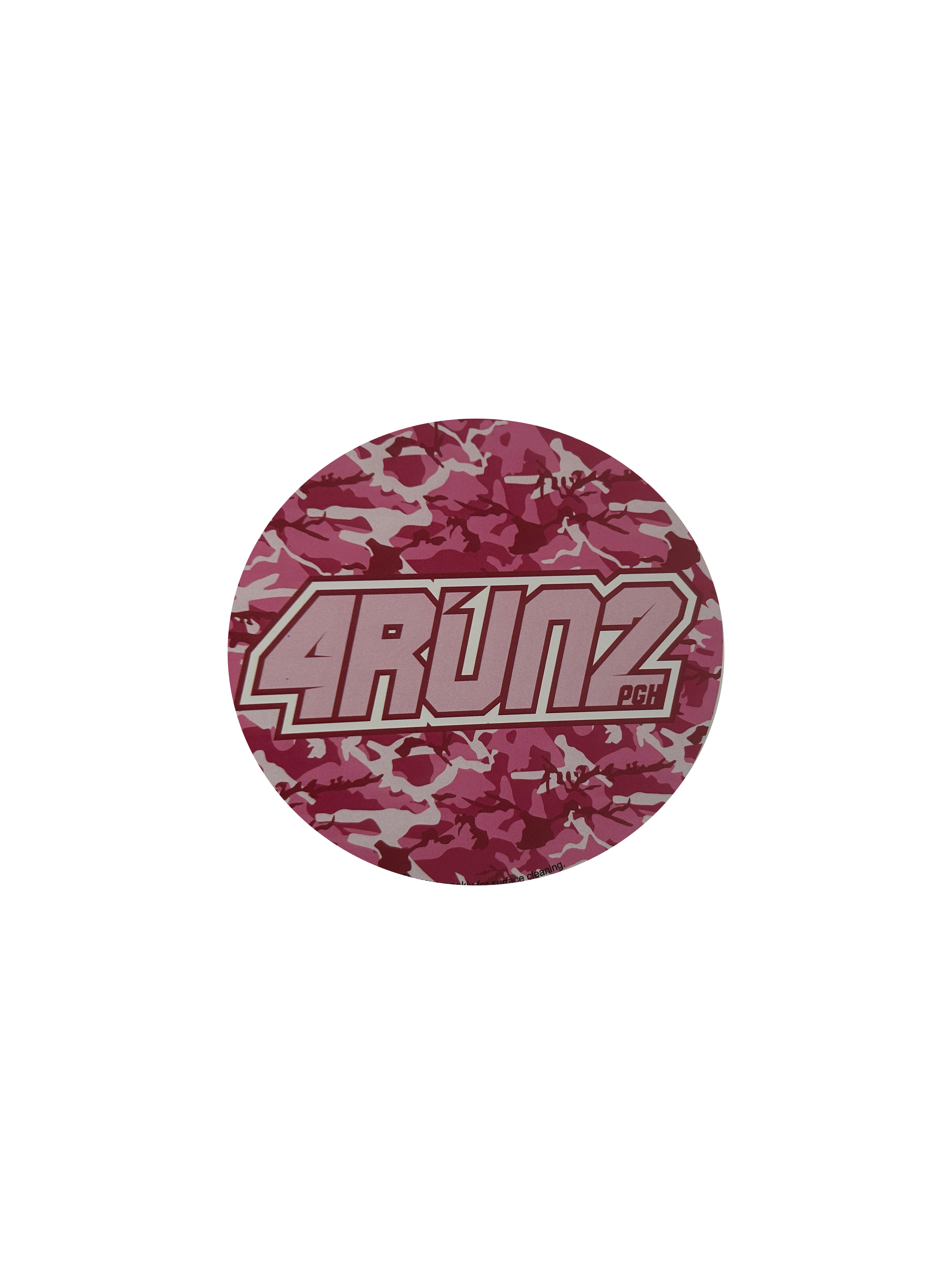 4RUN2 Pink Camo Magnet