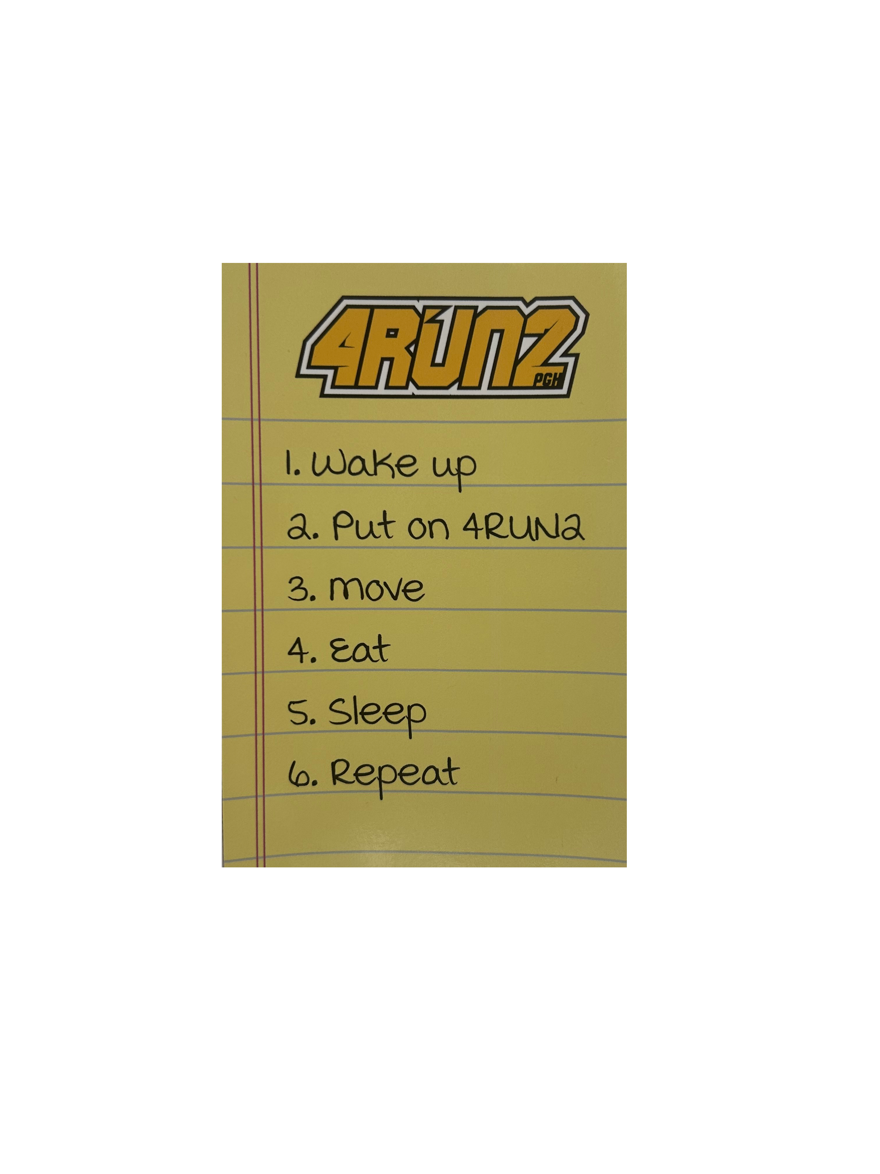 4RUN2 Checklist Magnet