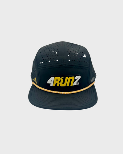 ALTER EGO 5 PANEL HAT - 4RUN2 BLACK