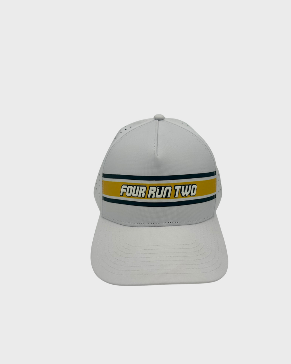 ALTER EGO PERFORMANCE HAT - FOUR RUN TWO WHITE