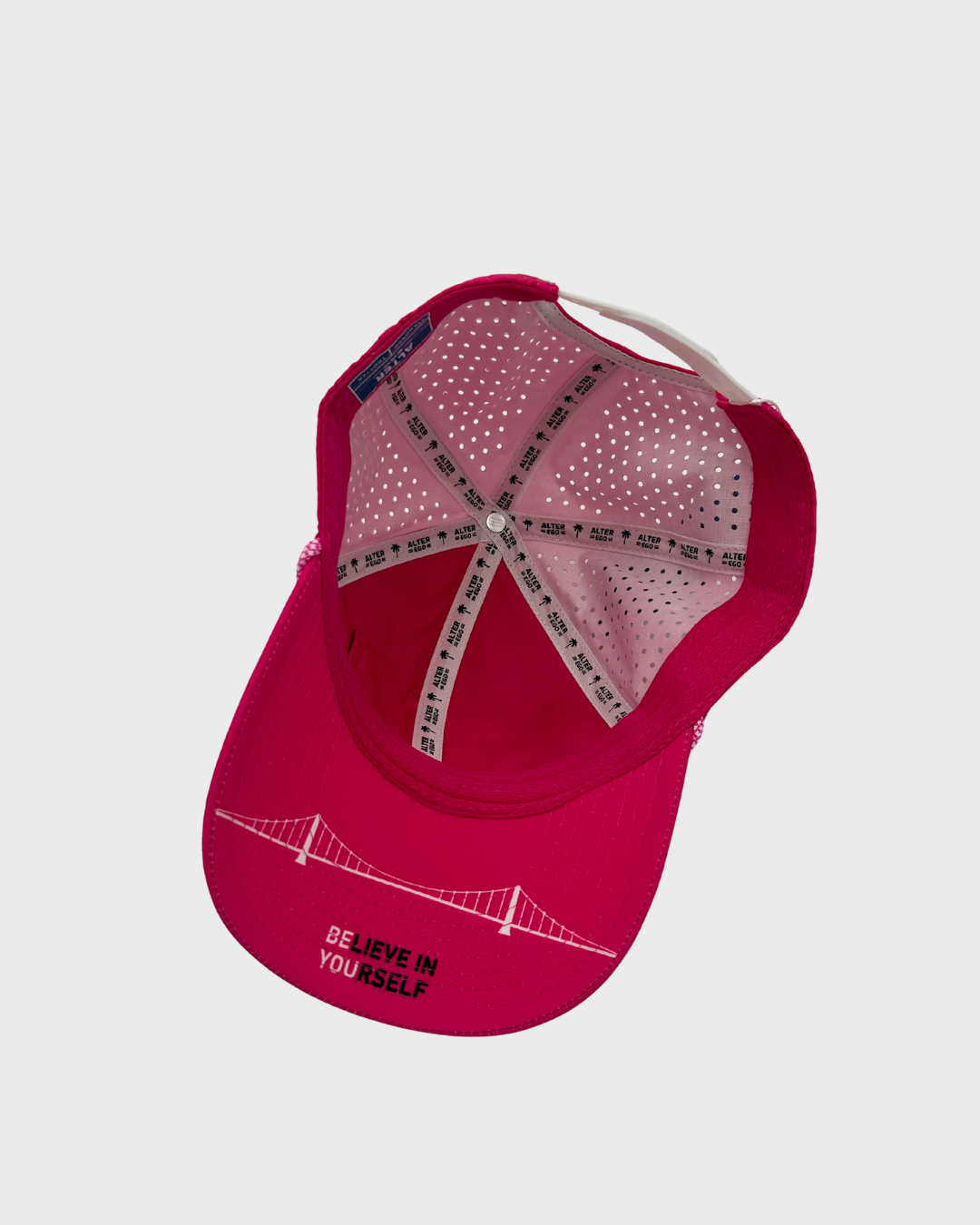 ALTER EGO PERFORMANCE HAT PITTSBURGH MARATHON - HOT METAL PINK