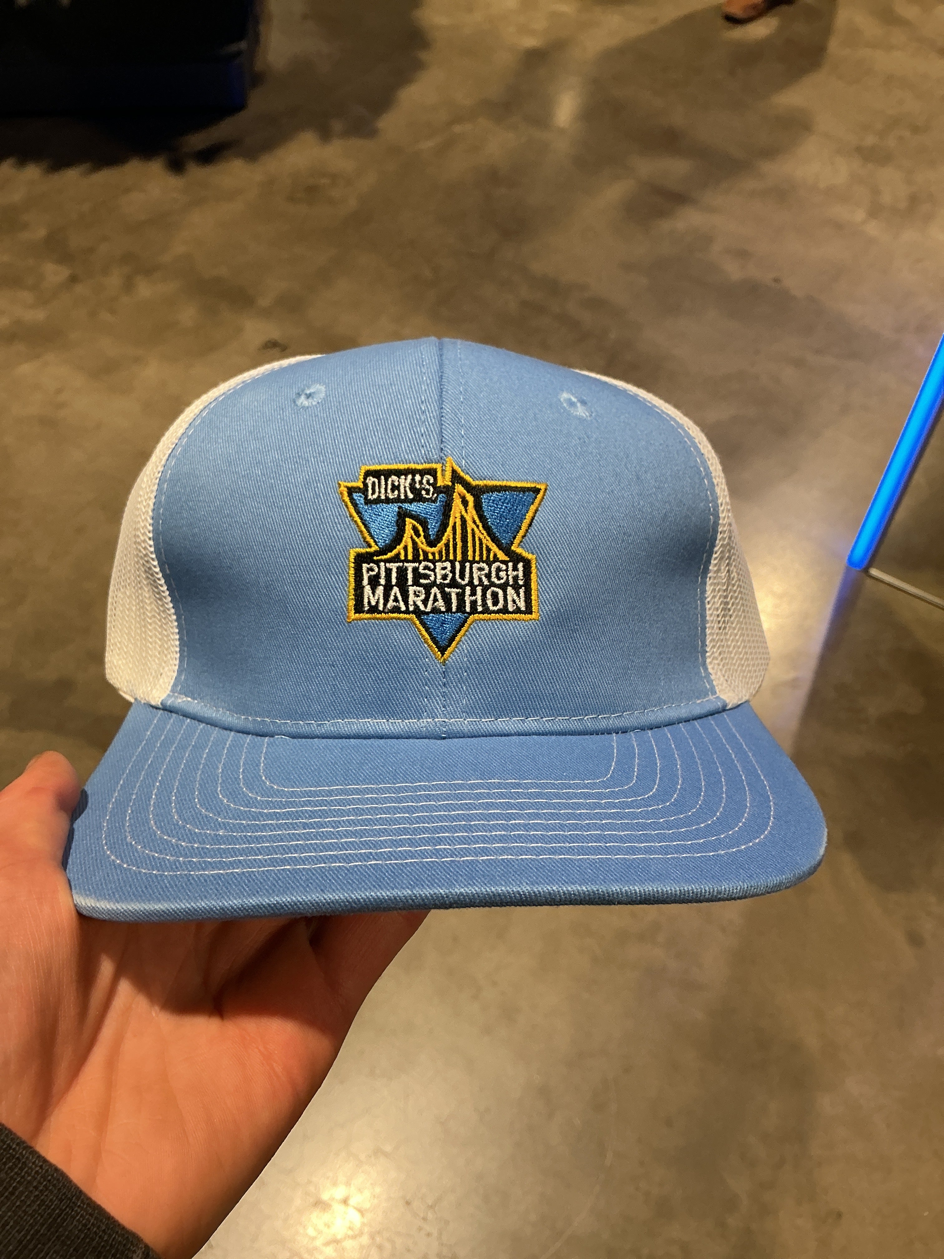 Marathon hat
