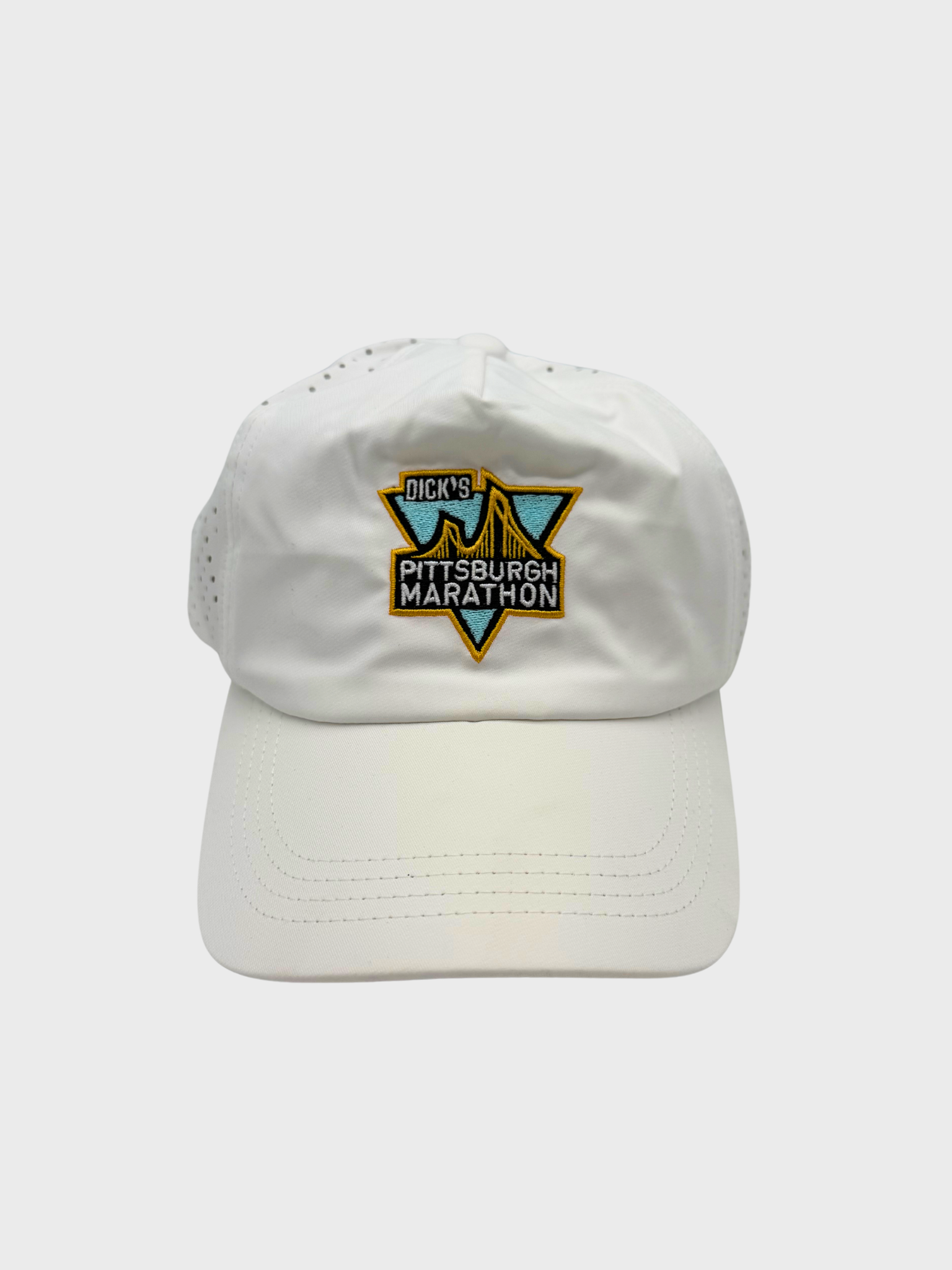 White Marathon Hat