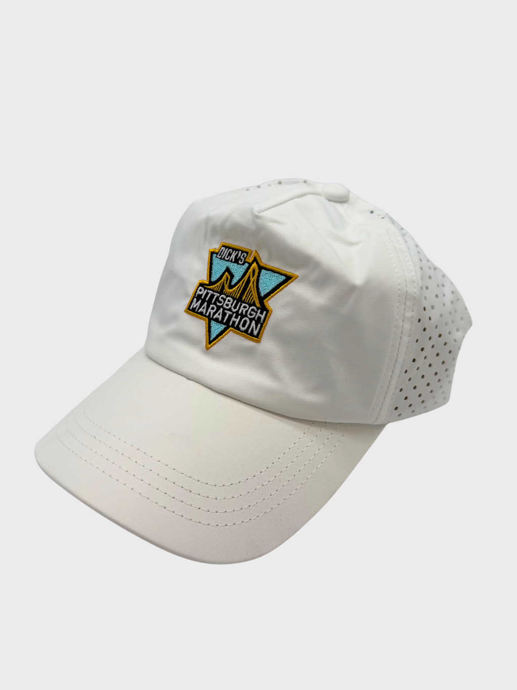 White Marathon Hat