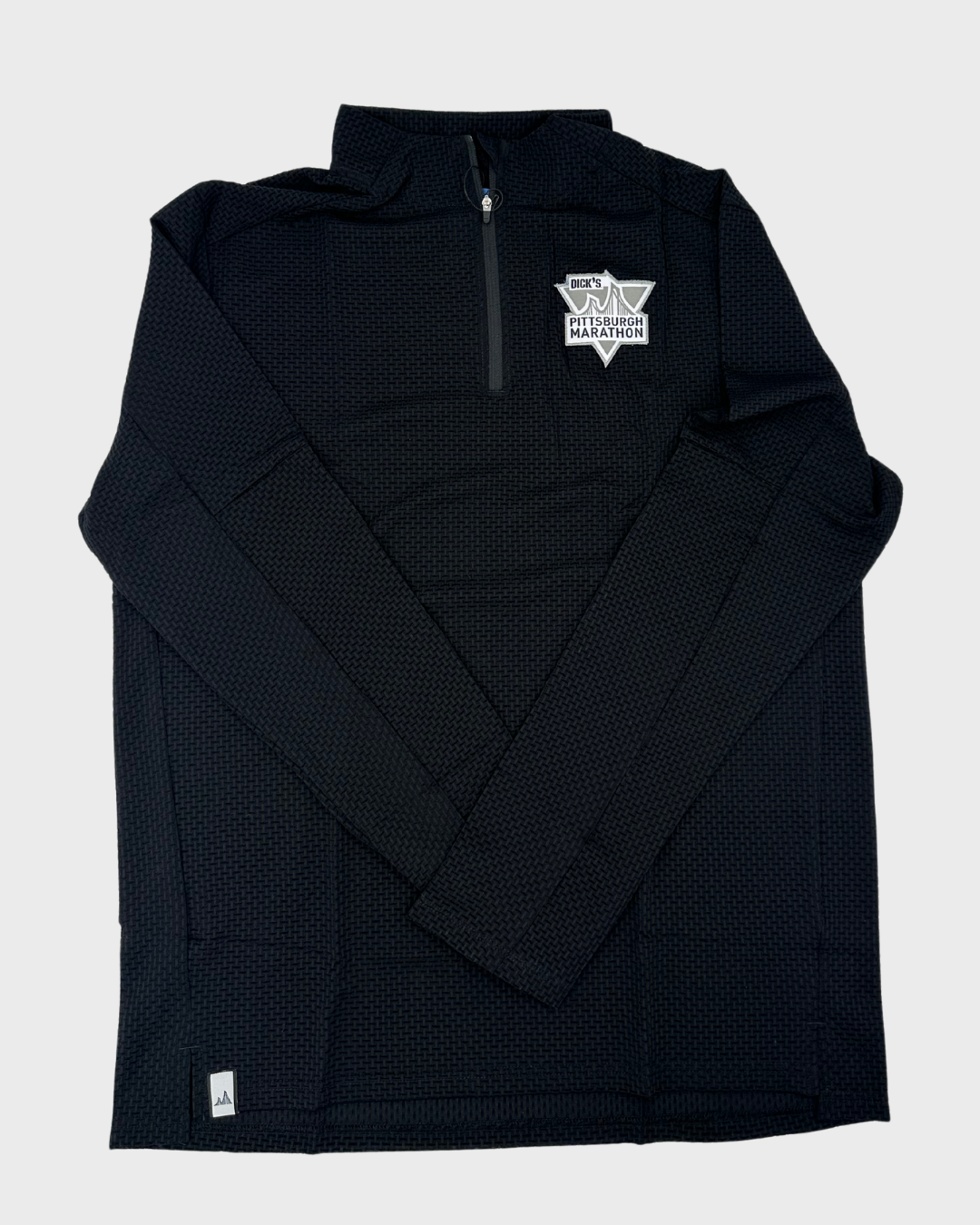 STEEL Q-ZIP MARATHON BLACK