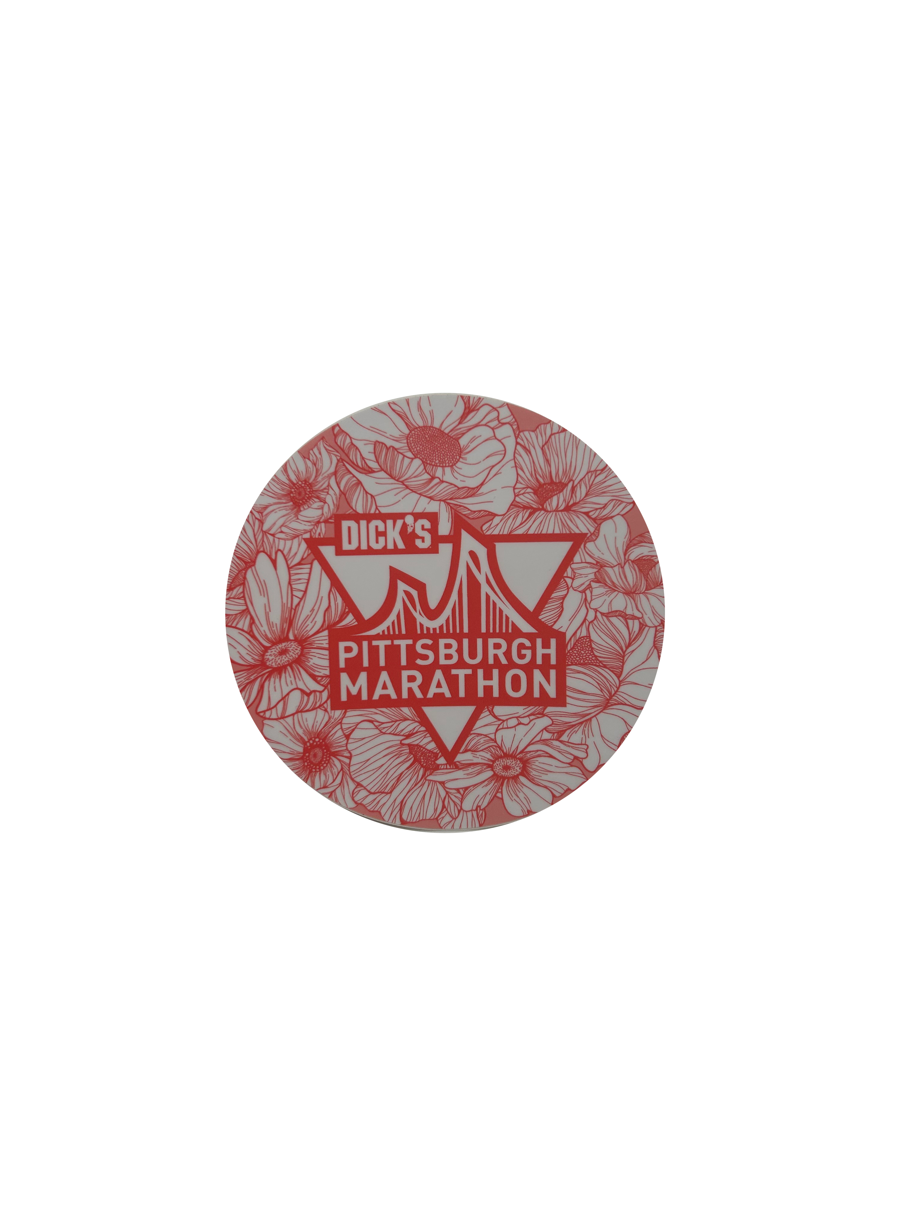 Pittsburgh Marathon Floral Sticker