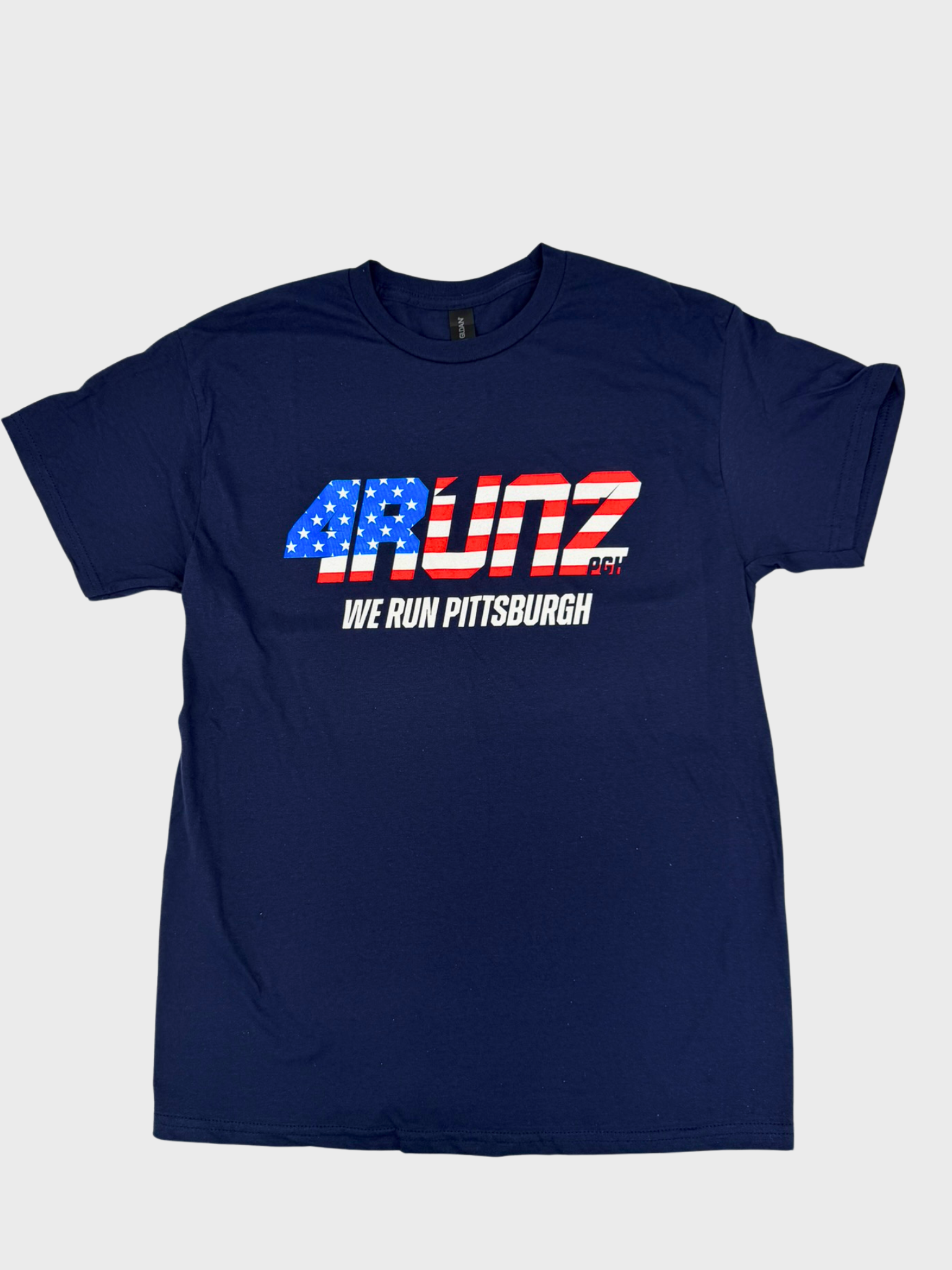 COMFY COTTON USA NAVY T-SHIRT