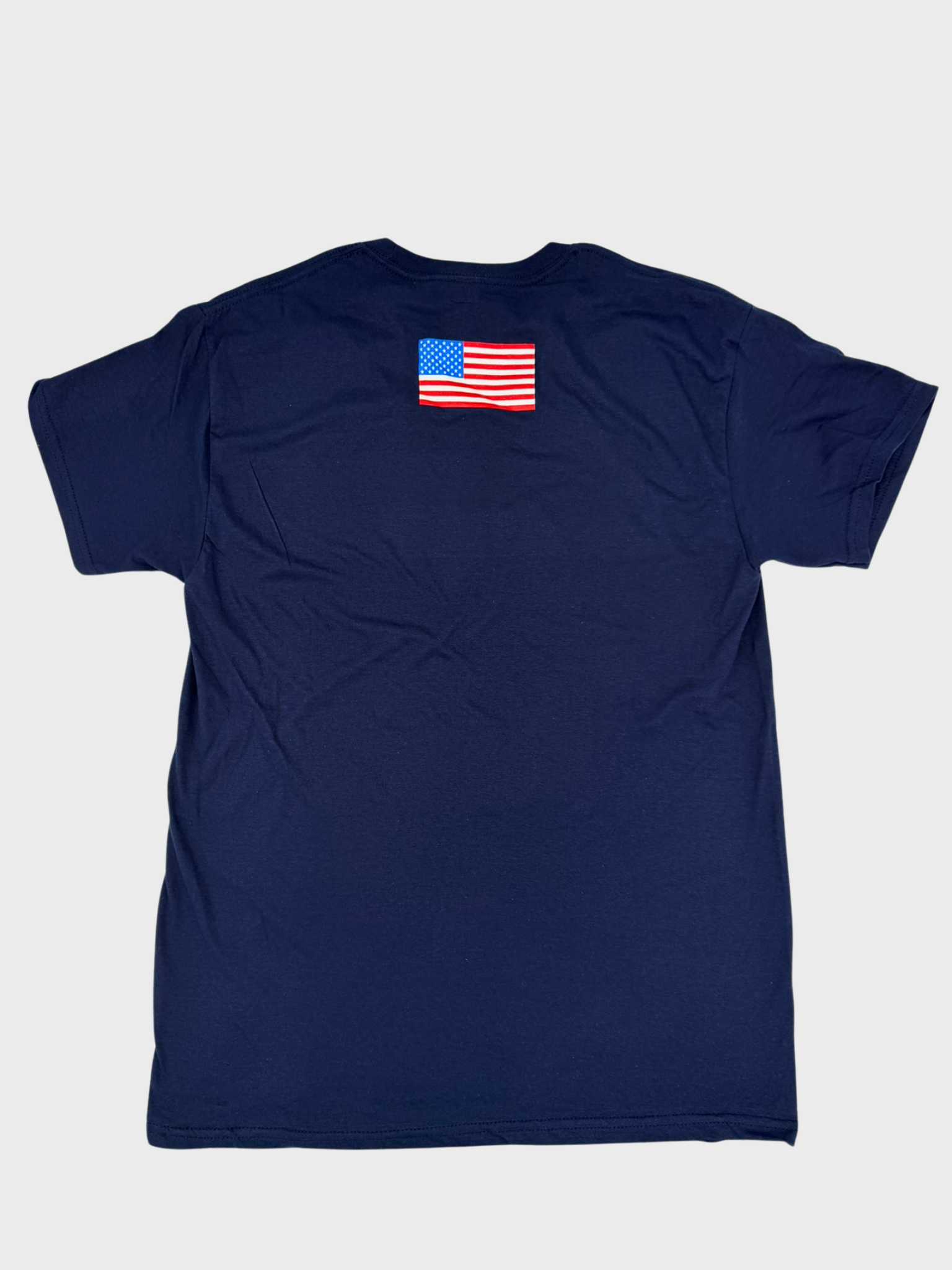 COMFY COTTON USA NAVY T-SHIRT