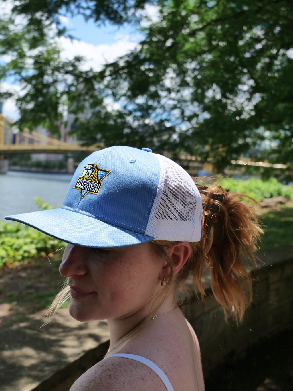 BLUE MARATHON HAT