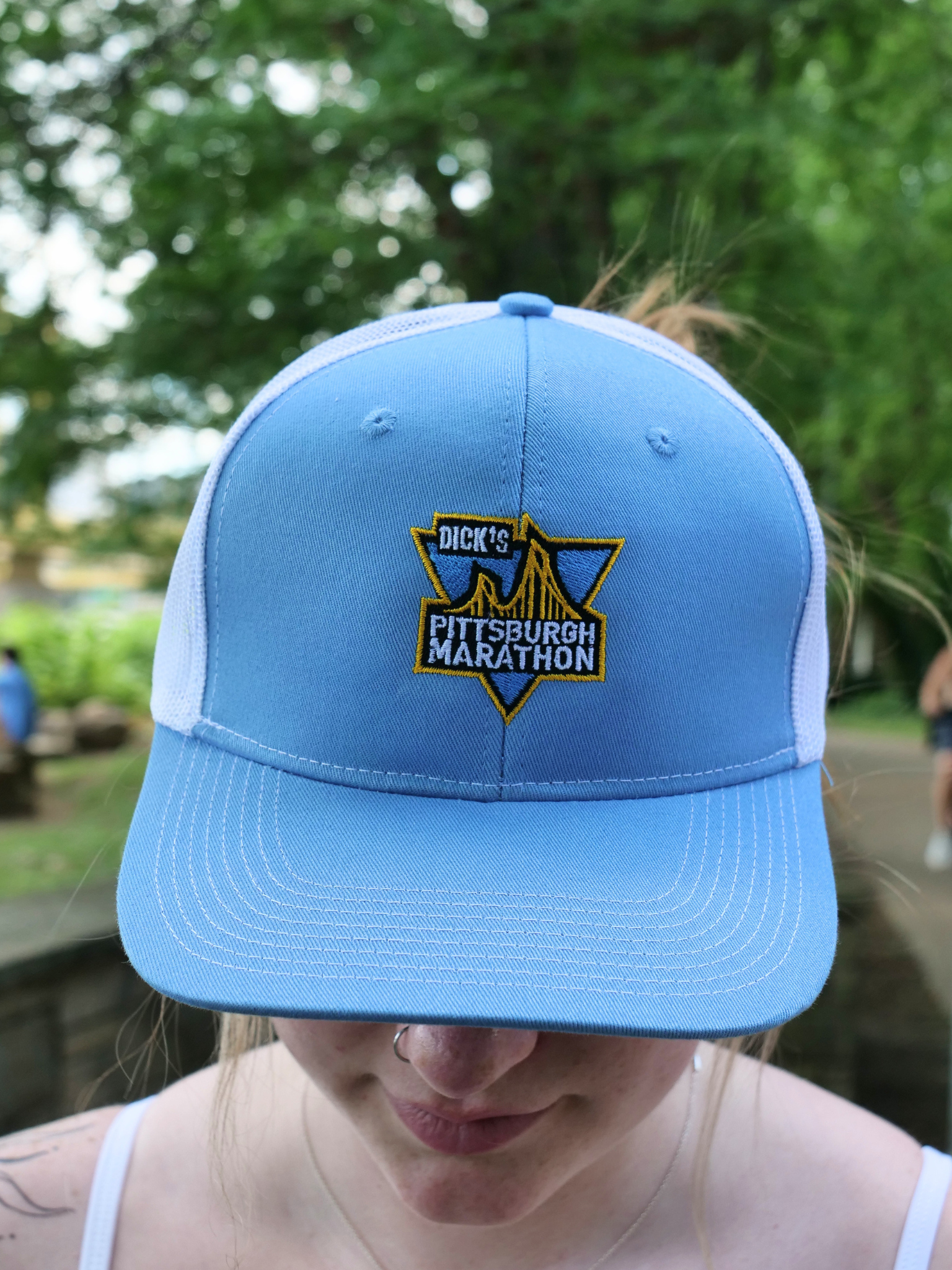 BLUE MARATHON HAT