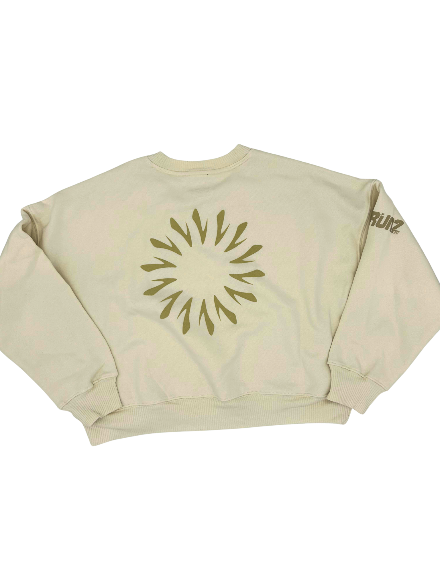 BROOKS CROPPED CREW IVORY