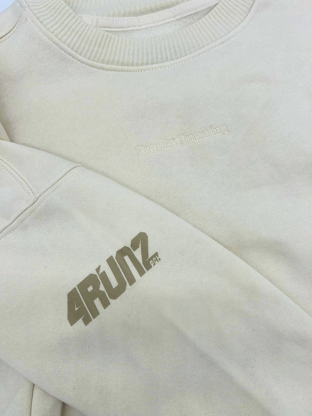 BROOKS CROPPED CREW IVORY