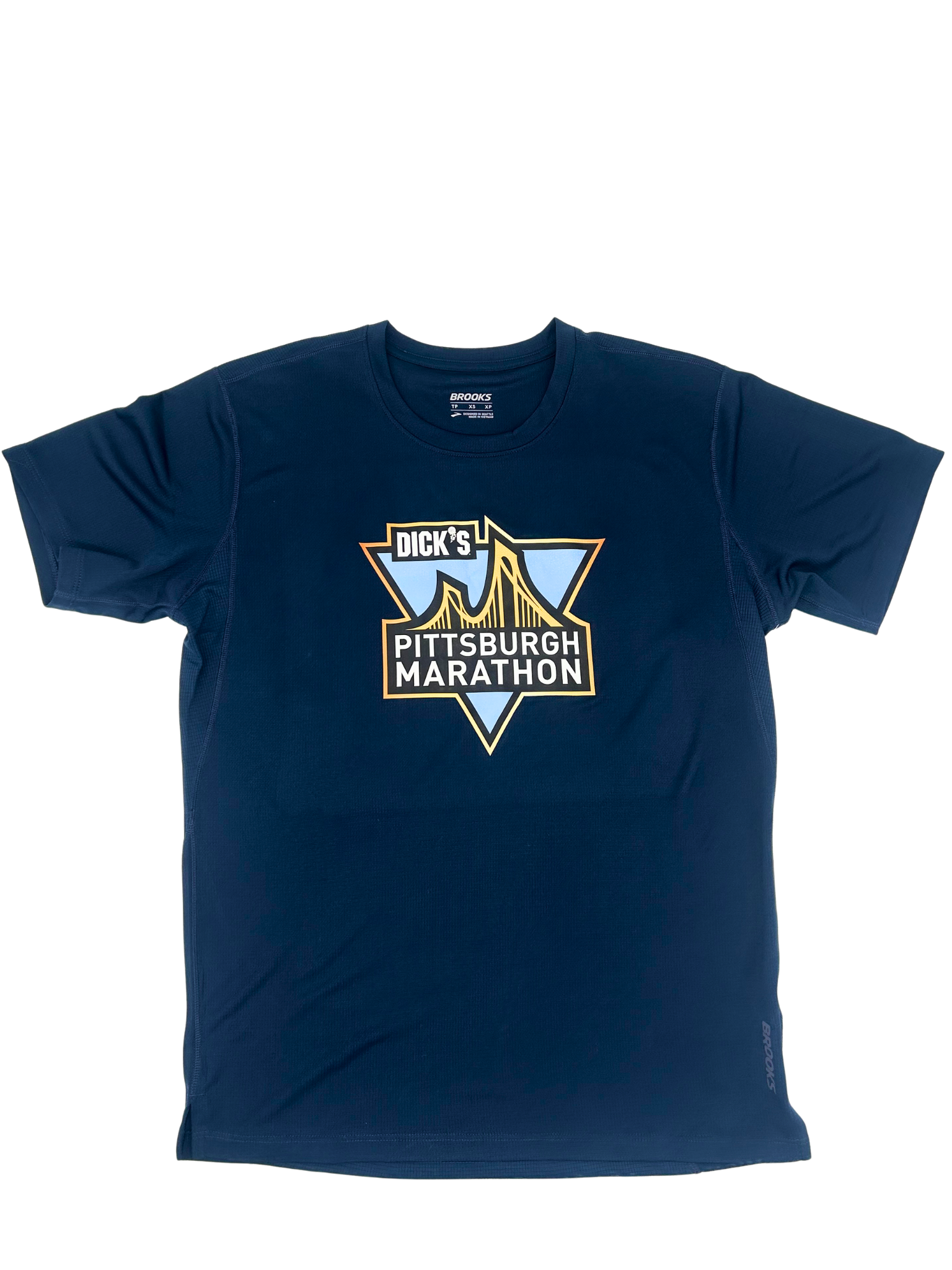 BROOKS MIDNIGHT BLUE SHORTSLEEVE