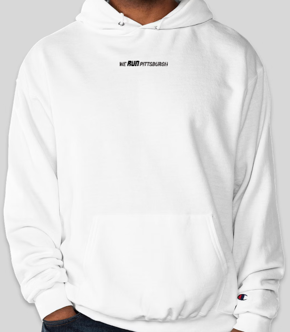 UNISEX WE RUN PITTSBURGH x CHAMPION BRIDGE HOODIE